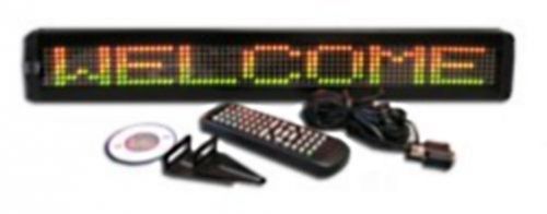 NEW! Indoor Single Line Color LED Programmable Display Sign with Wireless Remote