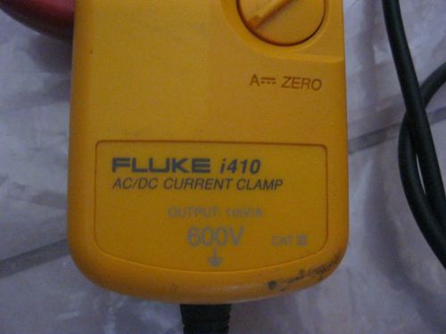 Fluke i410 AC/DC Current Clamp TESTED