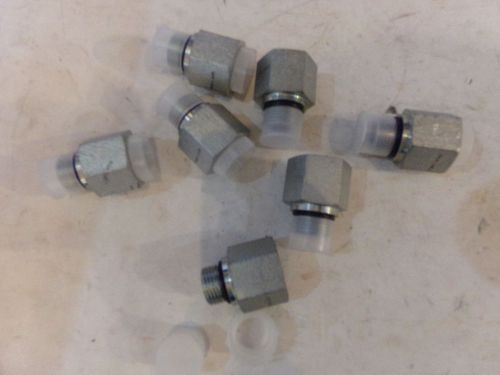 LOT OF (7) HYDRAULIC FITTINGS - NEW