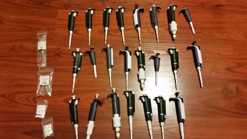 Large Lot Surplus Rainin LTS Pipettes 23 Pipettes in lot Untested Good Shape NR
