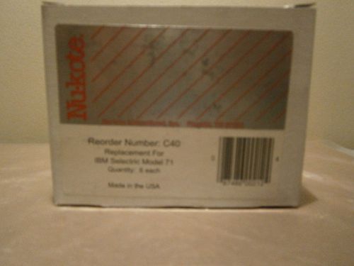 Nu-kote replacement for ibm selectric model 71 reorder number c40 for sale