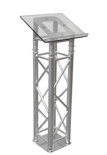 Lectern/Podium/Box truss podium with plexiglass top