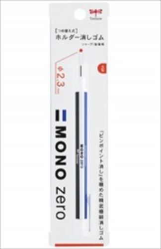 Tombow JAPAN EH-KUR Mono Zero Eraser Round-type #Stripe+Eraser Refills(2 Tubes)