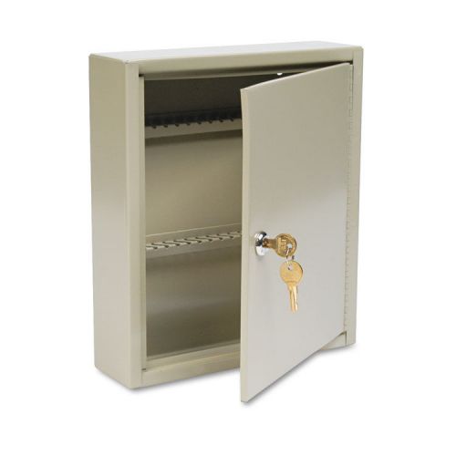 SteelMaster Uni-Tag Key Cabinet, 60-Key, Steel, Sand, 10 5/8 X 3 X 12 1/8