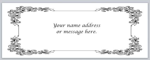 30 Personalized Return Address Labels Victorian Buy 3 get 1 free (bo388)