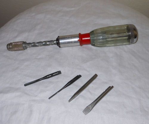 Stanley Handyman No 233H Yankee Screwdriver  with 4 Bits