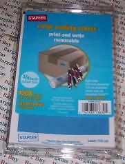 5 pkg staples 3/4&#034; diam blue color coding labels-new-nr for sale