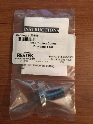 Restek 1/16&#034; tubing cutter dressing tool 20188 for sale