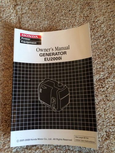 Honda EU2000i Owners Manual