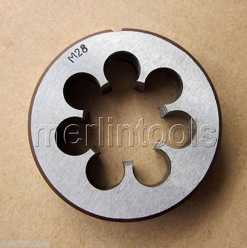 28mm x 2.0 Metric Left hand Thread Die M28 x 2mm