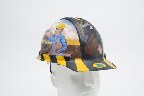 Creative Drawing on 3M H-700 Series Unvented Hard Hats - Design 01