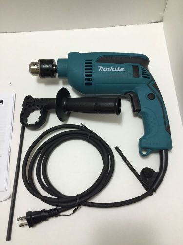 Makita 5/8 Corded Hammer Drill W/ Side Handle 6AMP HP1640 NEW IN BOX