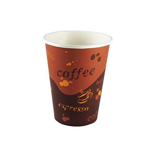 Lollicup c-k512 karat paper hot cup  12 oz  stock print (case of 1000) for sale