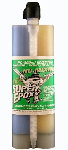 PC Products PC-SuperEpoxy Epoxy Adhesive Paste  300 ml Cartridge  Translucent