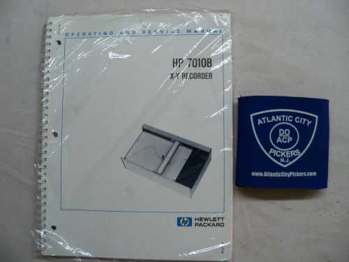 HEWLETT PACKARD HP 7010B X-Y RECORDER OPERATING &amp; SERVICE MANUAL