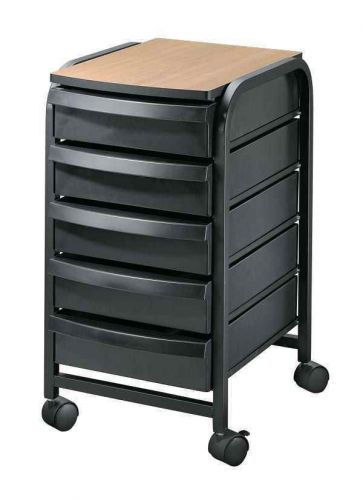 Castered organizer with metal frame and five storage drawers [id 21571] for sale
