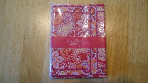 New Vera Bradley Stationary: Note Pad with Mini-Accordion File, and Pen Loop