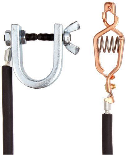 Justrite 08505 3 Long Insulated Ground Wire With C Clamp And Clip