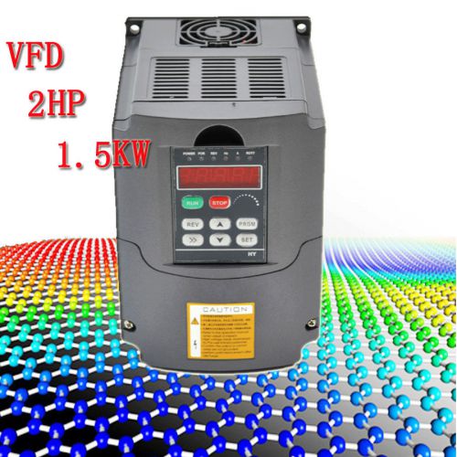 1.5KW 2HP 7A 220VAC SINGLE PHASE VARIABLE FREQUENCY DRIVE INVERTER VSD VFD