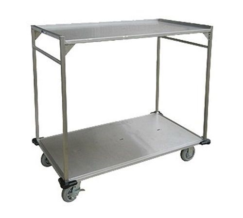 Lakeside pb51 open tray delivery cart 51&#034;w x 29&#034;d (2) open shelves (3) sides up for sale