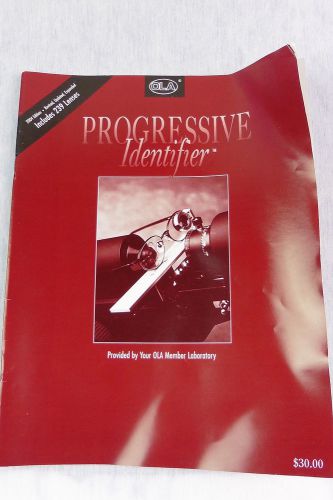 Optician PROGRESSIVE Identifier PAL LENS id book 2004 edition Optometrist OLA