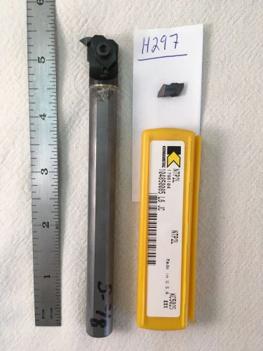 1 new 1/2&#034; top notch carbide boring bar  w/ 5 kennametal insert ntp2l  {h297} for sale