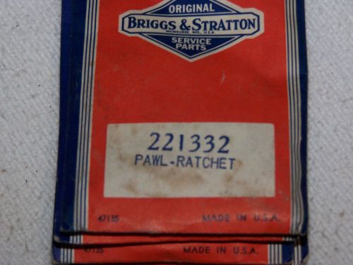 vintage briggs and stratton pawl ratchet part# 221332