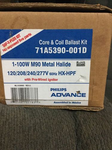 Advance transformer co. core &amp; ballast kit 71a5390-001d 100w m90 metal halide for sale