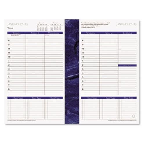 FranklinCovey - Monticello Dated Weekly/Monthly Planner Refill, 5-1/2 x 8-1/2,
