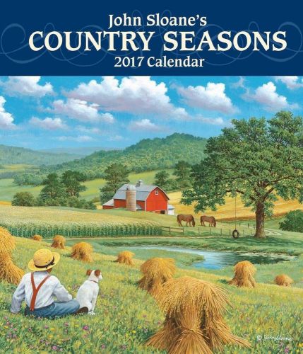 2017 John Sloane&#039;s Country Seasons Monthly/Weekly Planner Calendar