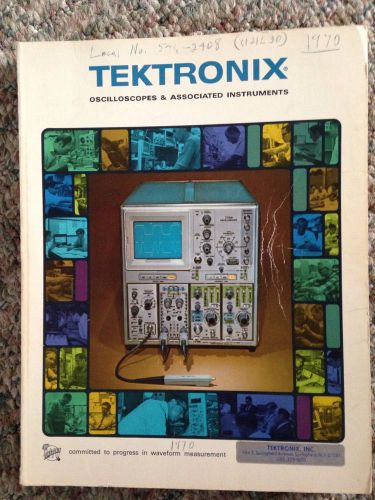 Tektronix Oscilloscope Catalog 1970
