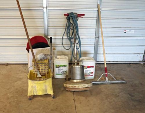 GENERAL FLOORCRAFT COMMERCIAL FLOOR MACHINE POLISHER+ACCS. LOCAL PICKUP ONLY