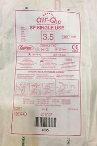 COOKGAS AIR-Q LARYNGEAL AIRWAY TUBE  SP SINGLE USE 3.5 NIP