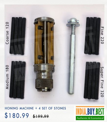 CYLINDER ENGINE HONE KIT 2.1/2 INCH to 5.1/2 INCH HONING MACHINE + HONING STONES