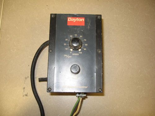 Dayton 5X412D 1/35-1/6HP 115V DC Speed Control