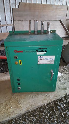 Onan 208/240 Volt 3 Phase Generator Transfer Switch McGraw-Edison 100 Amp