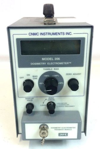CNMC Instruments 206 Dosimeter Electrometer w/ Extra Feedback Module Radiation