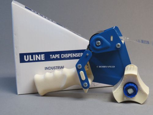 ULINE TAPE GUN INDUSTRIAL DISPENSER SIDE LOAD new uses 2&#034; wide tape H-150