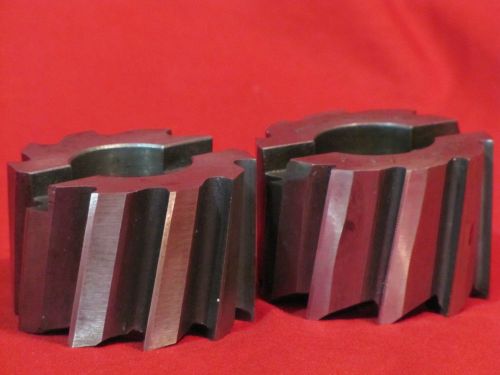Shell Mill Cutters.  Quantity = 2.   Nominal Size = 2&#034;.  Right-Hand.