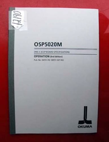 Okuma DNC-C (CDP Board Specification) Operation Manual: 3429-E-R2 (Inv.12190)