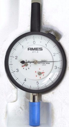 AMES Dial Indicator 211.5 .001&#034; Made In U.S.A