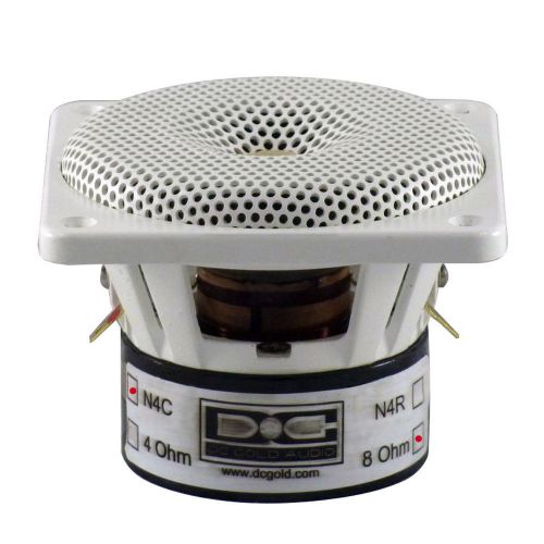 Dc gold audio n4c 4&#034; classic series speakers 8 ohm (pair) white n4c white 8 ohm for sale