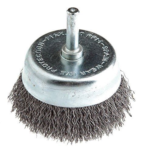 Forney 72269 Wire Cup Brush, Coarse Crimped Circular Flared with 1/4&#034; Shank,