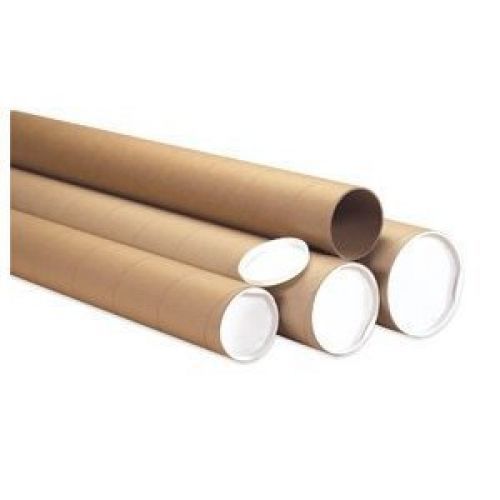 Aviditi P4030KHD Spiral Wound Fibreboard Heavy-Duty Mailing Tube with Cap, 30&#034;