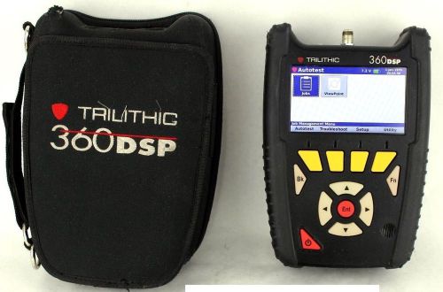 Trilithic 360 DSP 360DSP Home Certification Cable TV CATV Meter WiFi Touchscreen