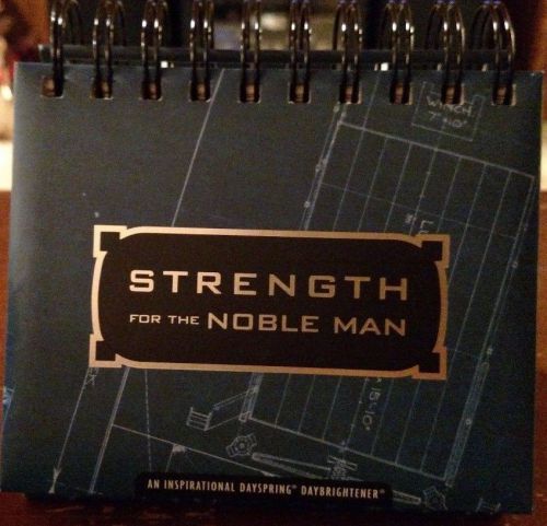 Strength for the Noble Man Inspirational DaySpring Daybrightener - Flip Calendar