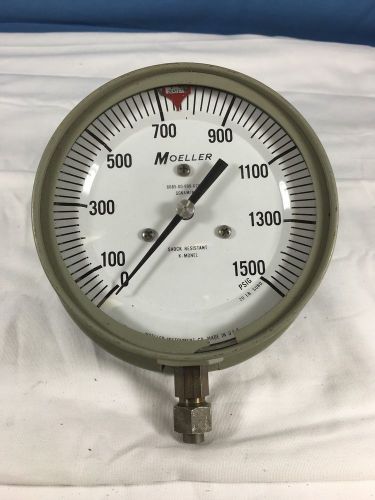 Moeller 4.5&#034; 0-1500 Mil-Spec Gauge