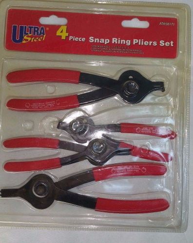 Ultra Steel 4 Piece Snap Ring Pliers Set AT65817J