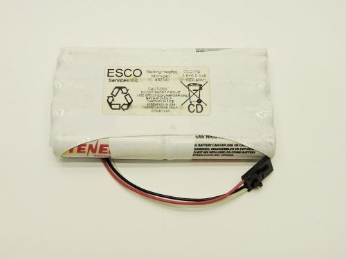 Esco 310-0073 Verifone 13466-01 3.6v/6.0v 1000MAH Rechargeable Battery NiCd