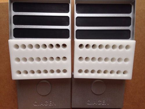 Two qiagen tissuelyser adapter sets 2x24-well retsch mm400 mixer mill+freeship! for sale